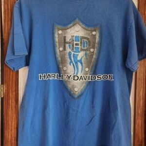 Harley-Davidson Blue Shield Logo Tee